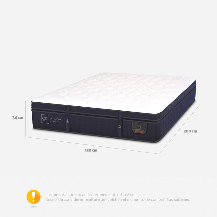 Colchón CIC Super Premium 2 Plazas 150cm
