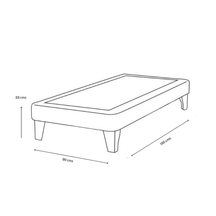 Base Europea 1PL 90cm