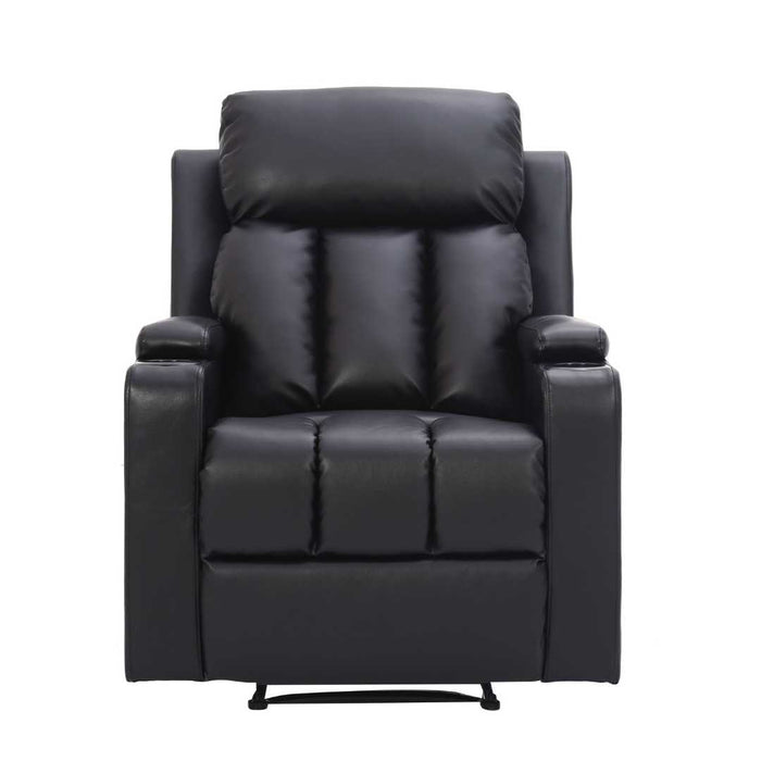 Sofá Reclinable TV 1 Cuerpo Negro