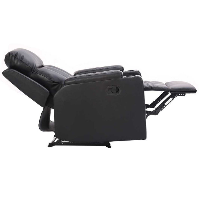 Sofá Reclinable TV 1 Cuerpo Negro
