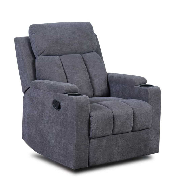 Sofá Reclinable TV 1 Cuerpo Gris