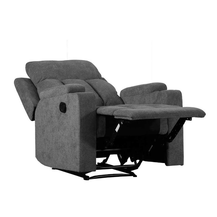 Sofá Reclinable TV 1 Cuerpo Gris