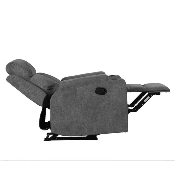 Sofá Reclinable TV 1 Cuerpo Gris