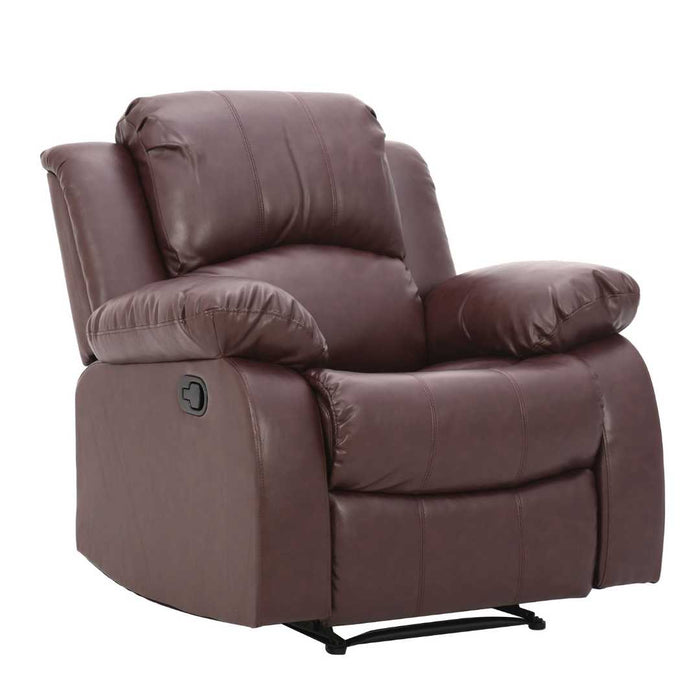 Sofá Reclinable Boston 1 Cuerpo Red Brown
