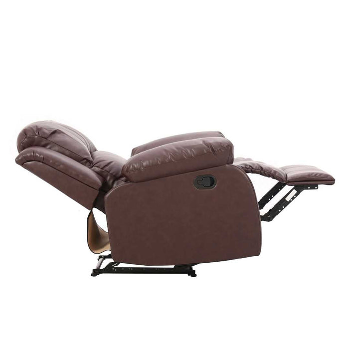 Sofá Reclinable Boston 1 Cuerpo Red Brown