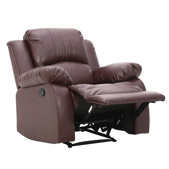 Sofá Reclinable Boston 1 Cuerpo Red Brown