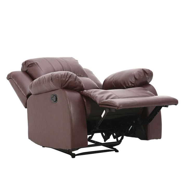 Sofá Reclinable Boston 1 Cuerpo Red Brown
