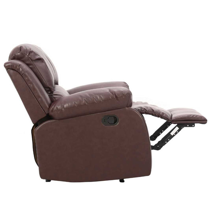Sofá Reclinable Boston 1 Cuerpo Red Brown