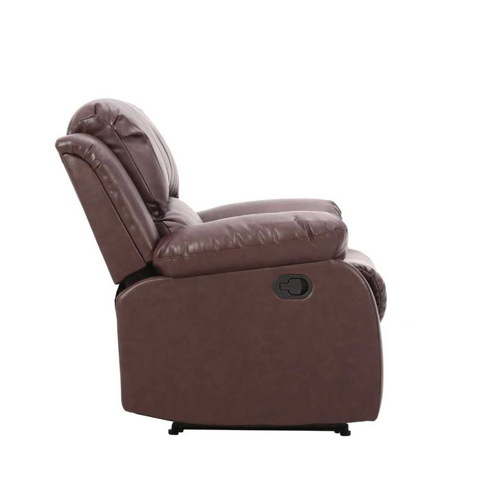 Sofá Reclinable Boston 1 Cuerpo Red Brown