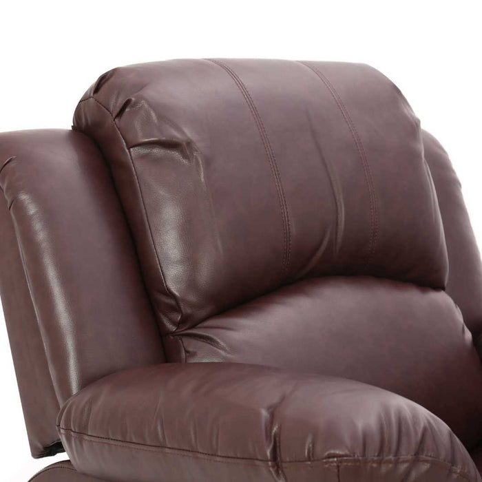 Sofá Reclinable Boston 1 Cuerpo Red Brown
