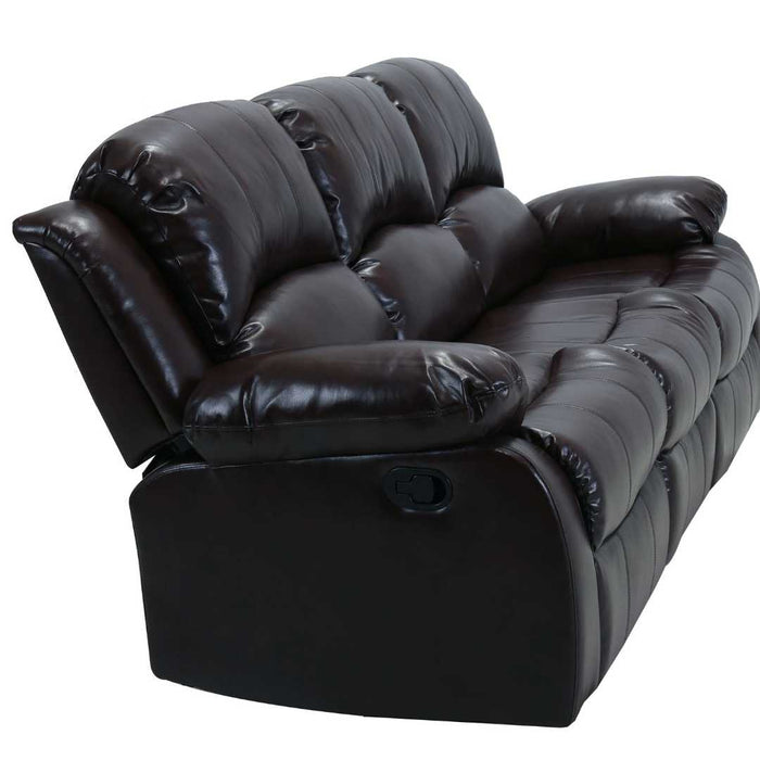 Sofá Reclinable Boston 3 Cuerpos Black
