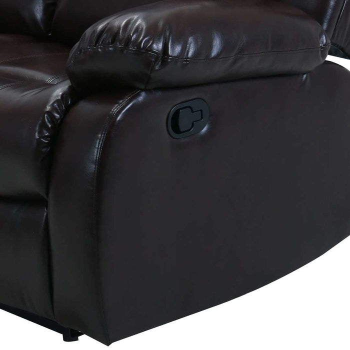 Sofá Reclinable Boston 3 Cuerpos Black